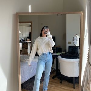 Free People Mock Neck Sweater